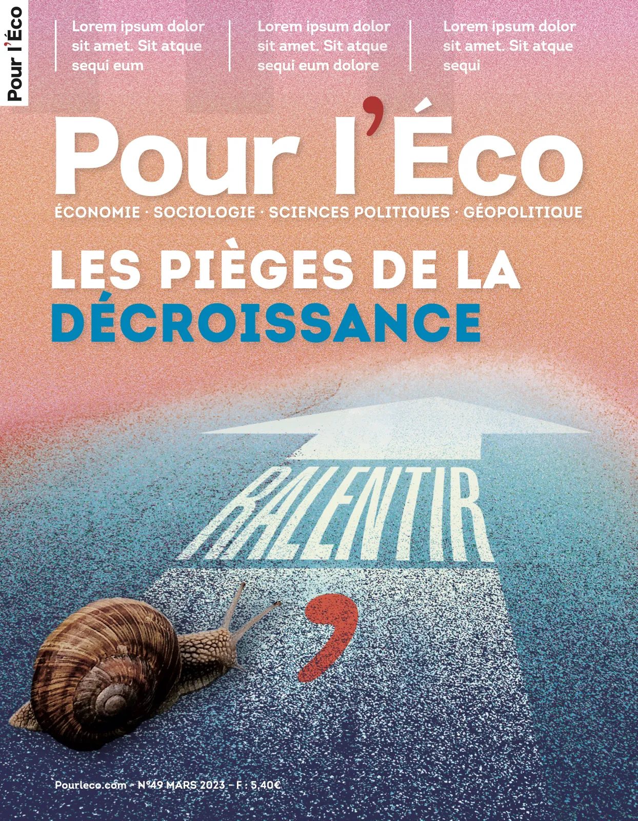 Pour l’Éco cover